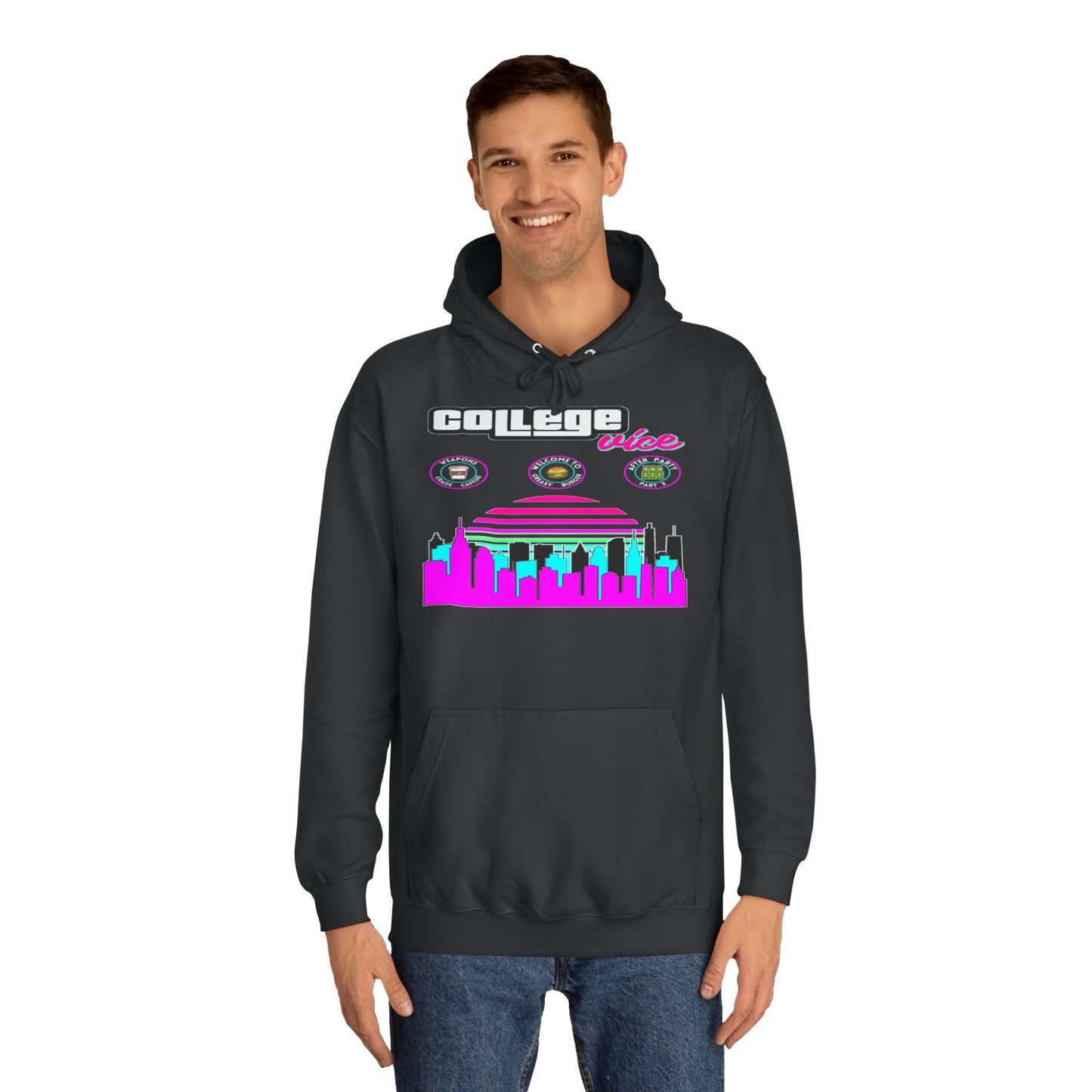 Black College Vice Hoodie