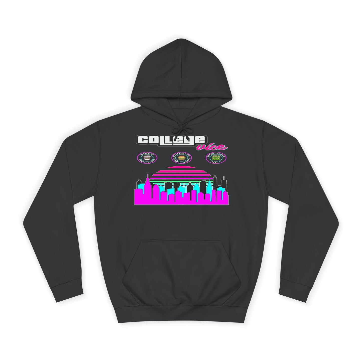 Black College Vice Hoodie