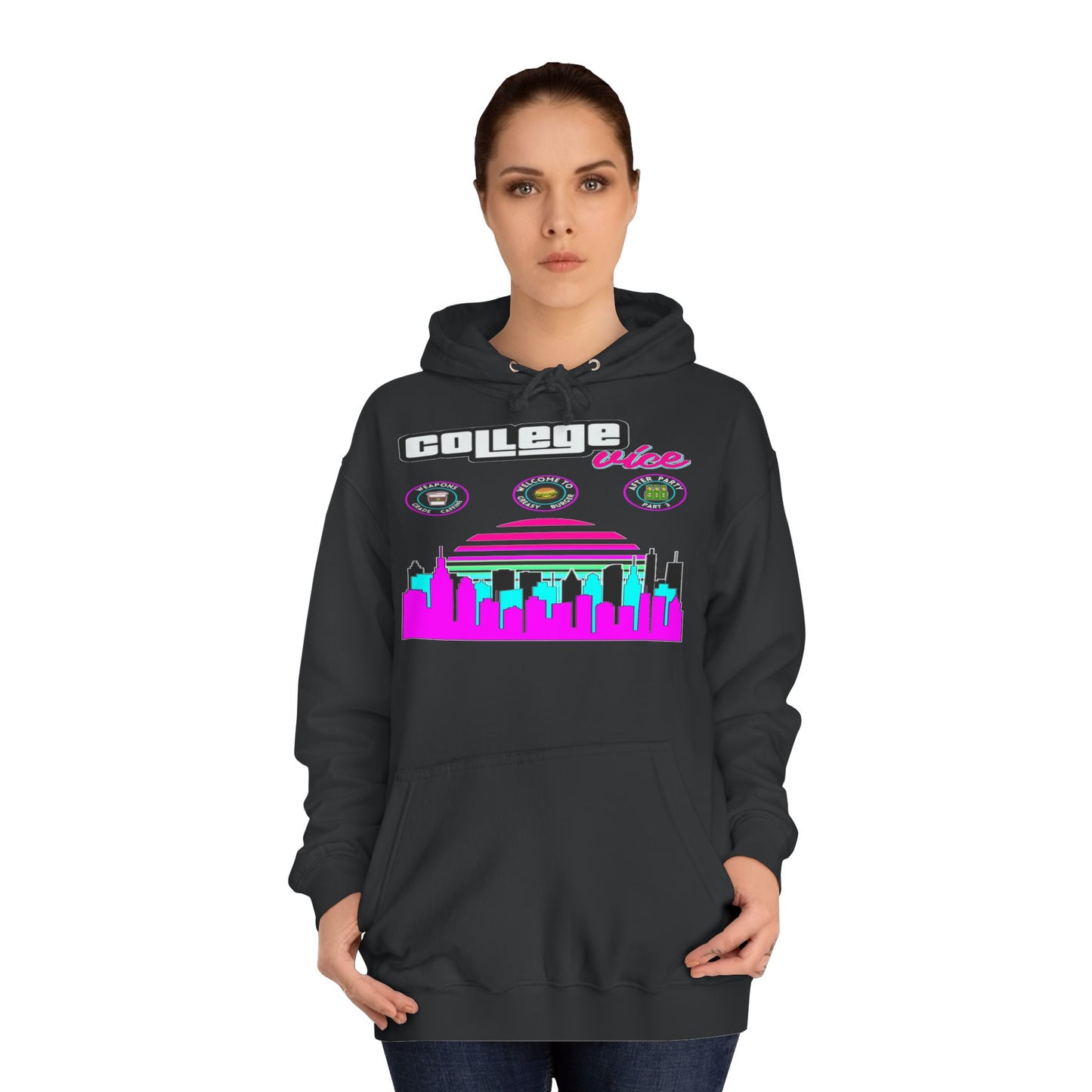 Black College Vice Hoodie