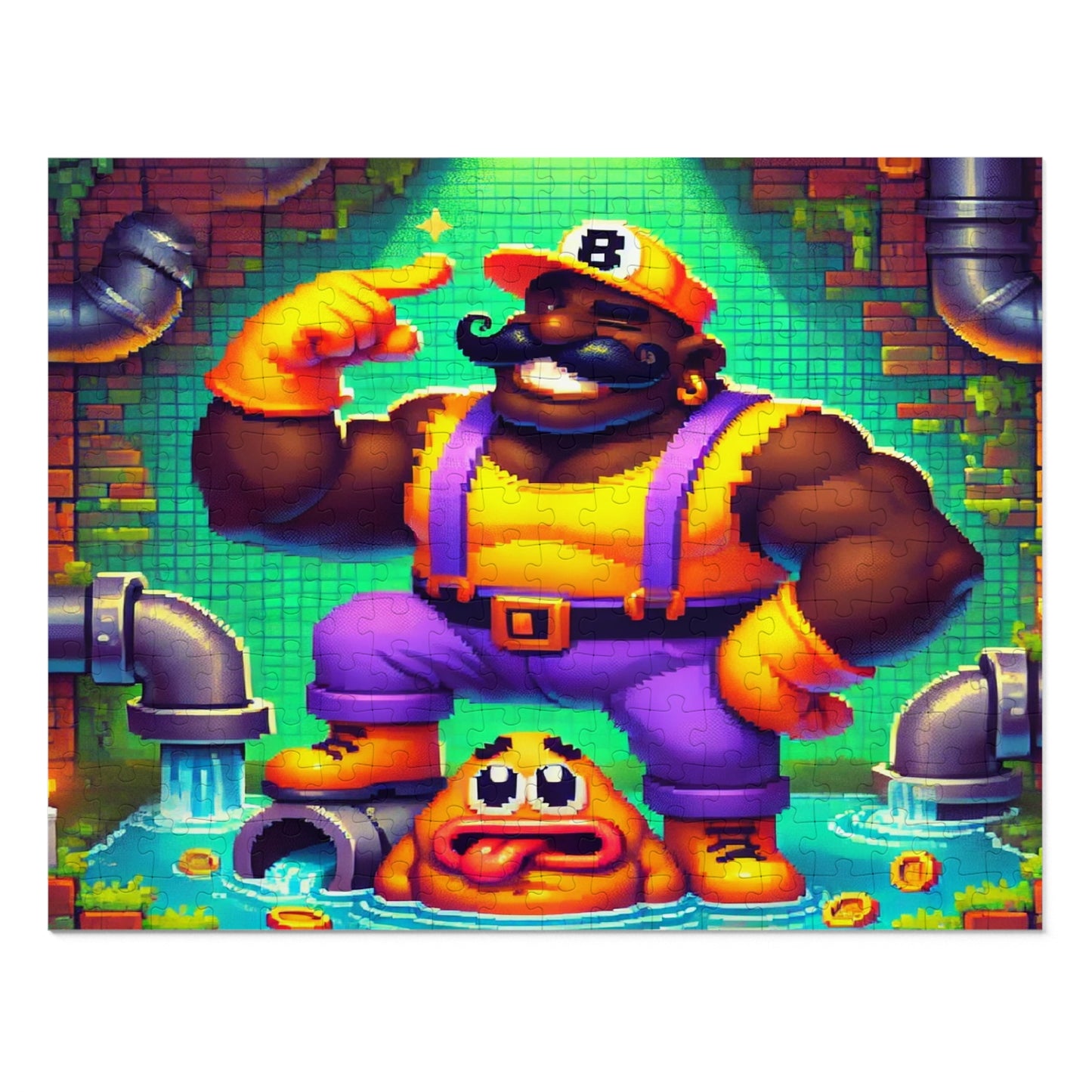 Ebony Fixer Jigsaw Puzzle with Custom Design Tin Container