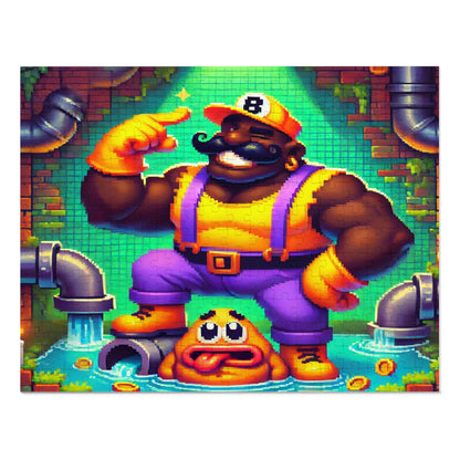 Ebony Fixer Jigsaw Puzzle with Custom Design Tin Container