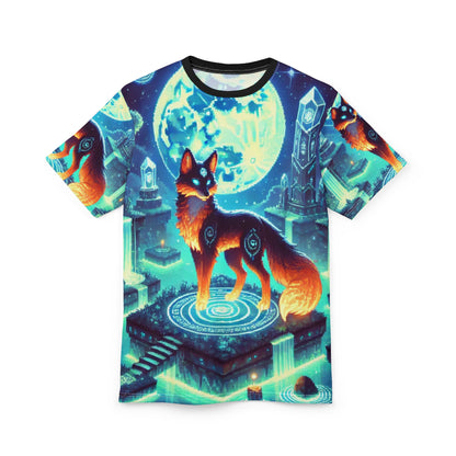 Cosmic Fox Unisex Cut & Sew Tee
