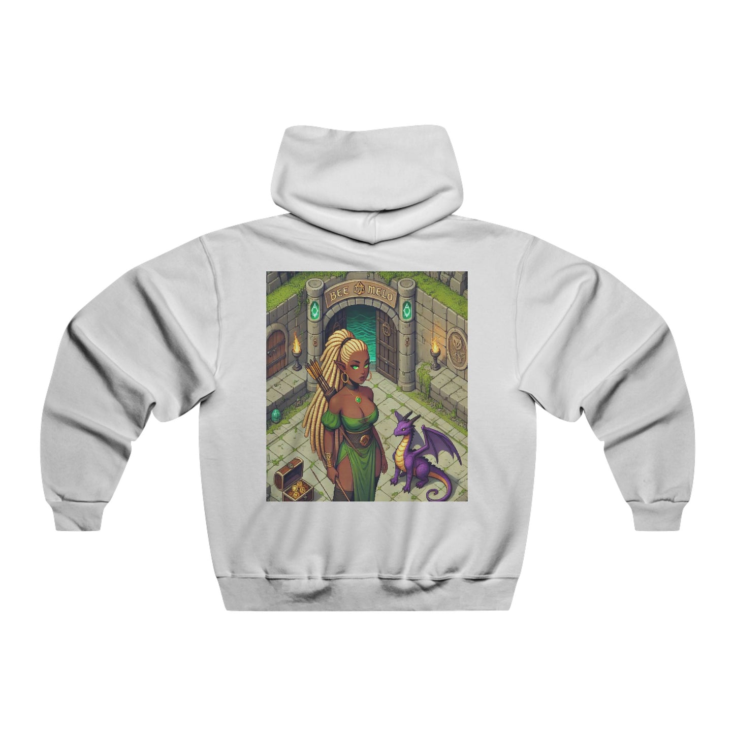 Black Celtic Archer Hooded Sweatshirt