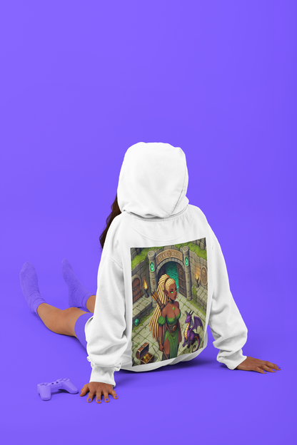 Black Celtic Archer Hooded Sweatshirt