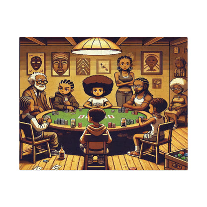 Family Game Night Jigsaw Puzzle with Custom Design Tin Container